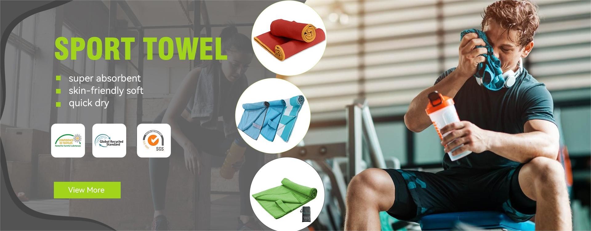 Kalite Mikrofiber Spor Havlusu fabrika